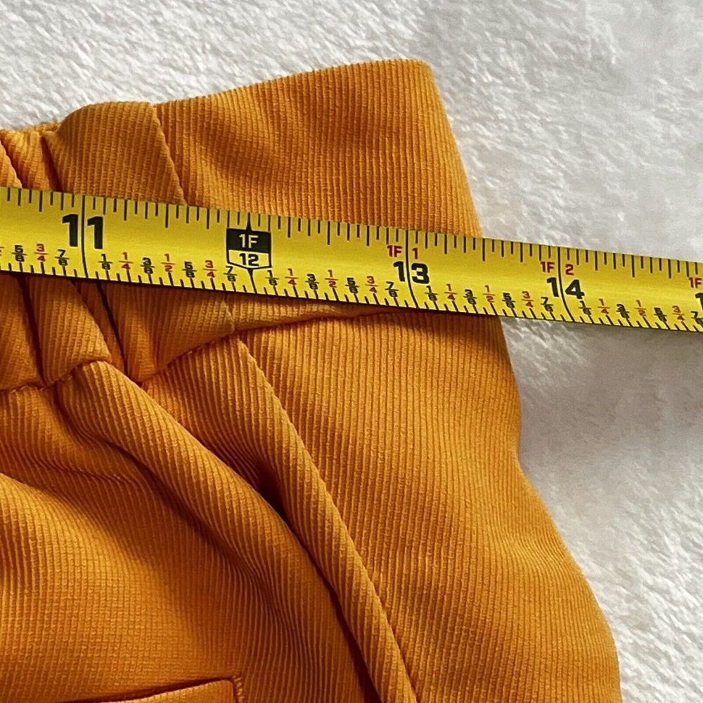 House Of Harlow 1960 Orange Pleated Wide Leg‎ Dress Pants Size Small - Picture 11 of 16